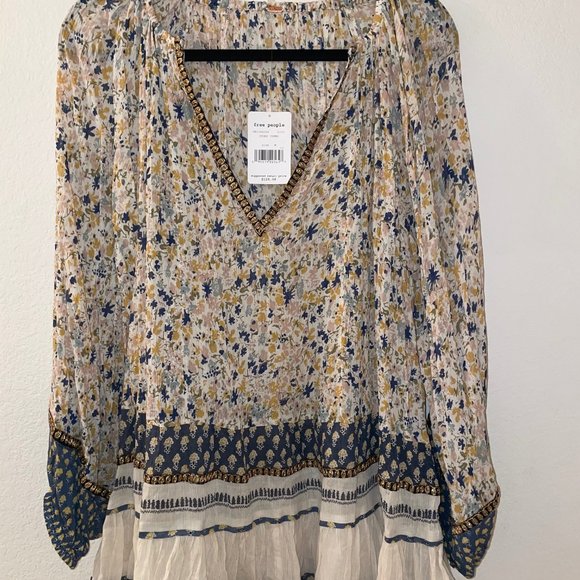 FREE PEOPLE Gardenia Tunic Top Ivory - Picture 5 of 7